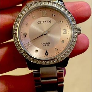 Citizen Womens Silver Tone Stainless Steel